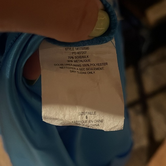 Aidan Mattox size 6 long empire waist dress - Picture 4 of 5